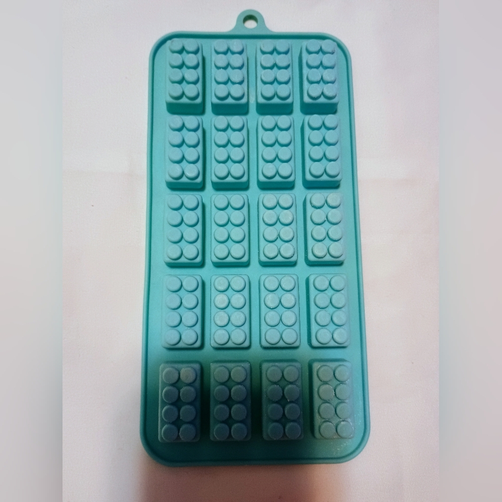 Teal Silicone LEGO Tray